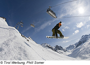 Snowboardurlaub in Tirol, Österreich