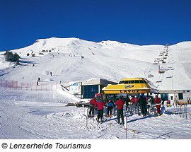 Skigebiet Lenzerheide in der Schweiz