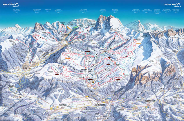 Kronplatz Skigebiet Karte : Der Kronplatz in Südtirol - localplayers