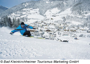 Skifahrer in Bad Kleinkirchheim