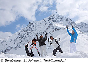 Skigebiet St. Johann in Tirol, Österreich